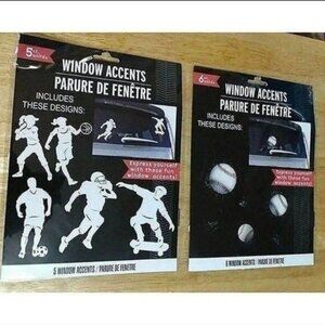WINDOW ACCENTS-SET OF 2 PACKS-NEW